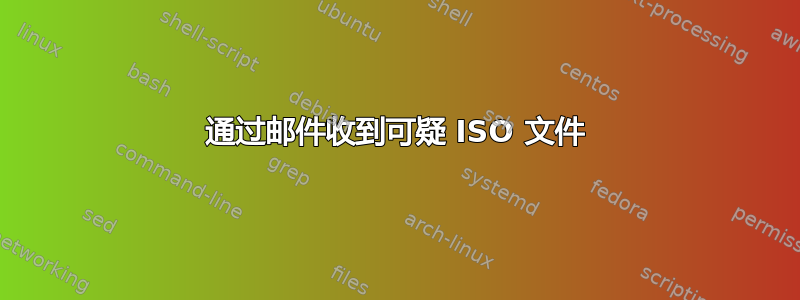 通过邮件收到可疑 ISO 文件