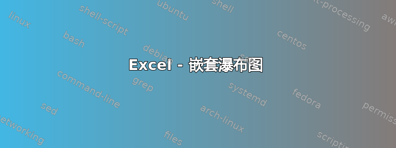 Excel - 嵌套瀑布图