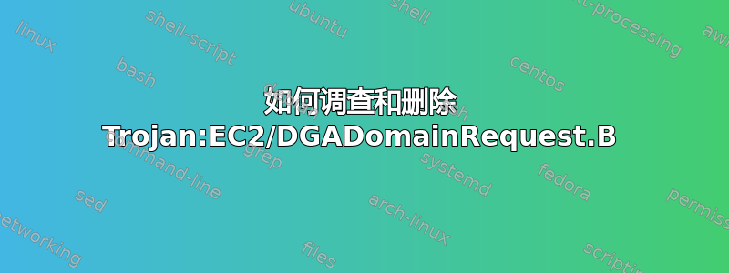 如何调查和删除 Trojan:EC2/DGADomainRequest.B