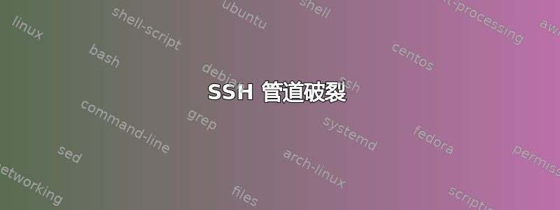 SSH 管道破裂