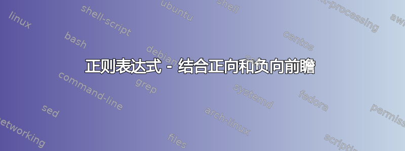 正则表达式 - 结合正向和负向前瞻