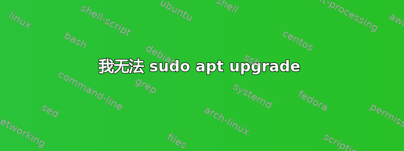 我无法 sudo apt upgrade