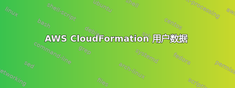 AWS CloudFormation 用户数据