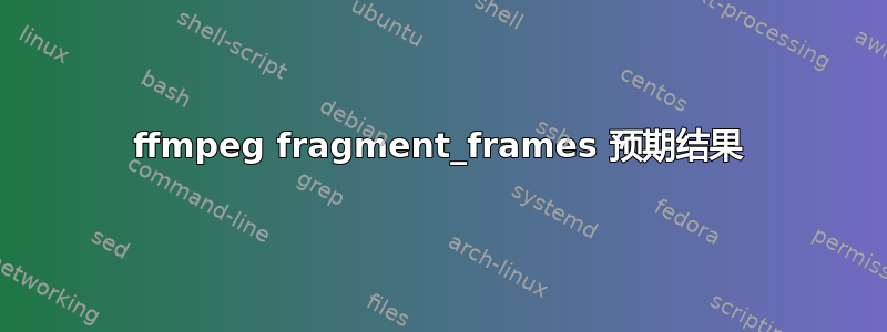 ffmpeg fragment_frames 预期结果