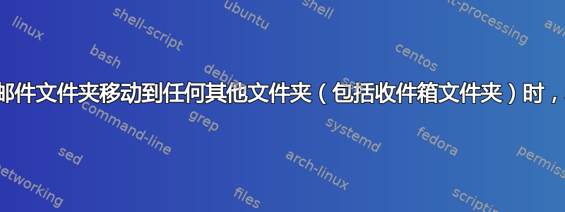 为什么当我将电子邮件从垃圾邮件文件夹移动到任何其他文件夹（包括收件箱文件夹）时，垃圾邮件的部分内容会消失？