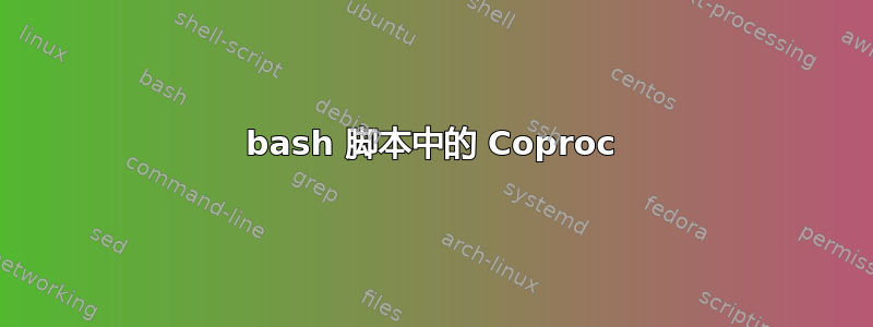 bash 脚本中的 Coproc