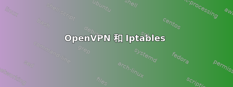 OpenVPN 和 Iptables