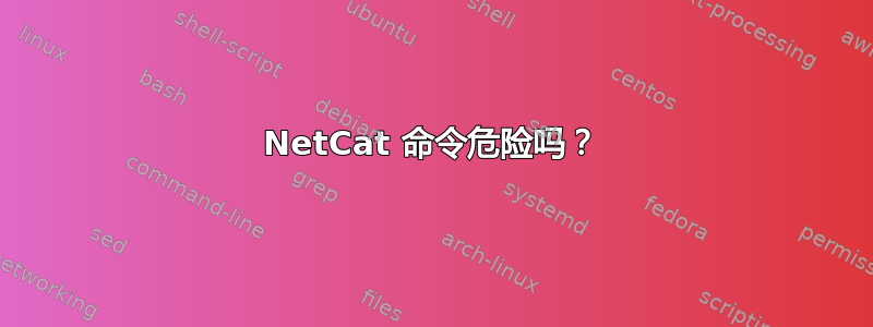 NetCat 命令危险吗？