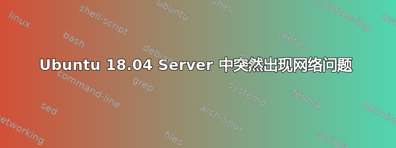 Ubuntu 18.04 Server 中突然出现网络问题