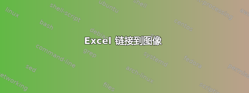 Excel 链接到图像