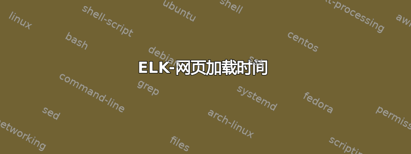 ELK-网页加载时间