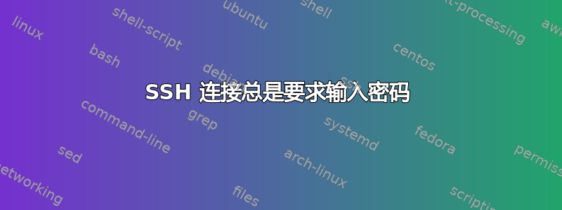 SSH 连接总是要求输入密码