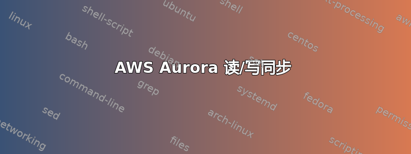 AWS Aurora 读/写同步