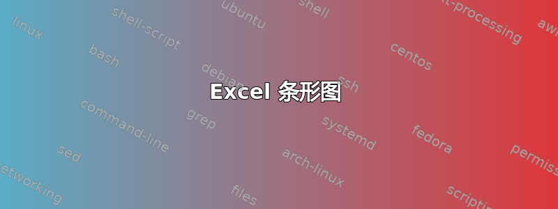 Excel 条形图