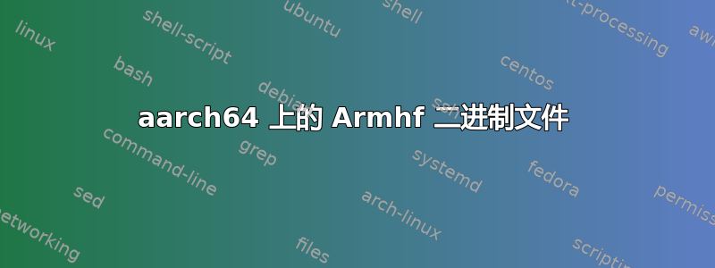 aarch64 上的 Armhf 二进制文件