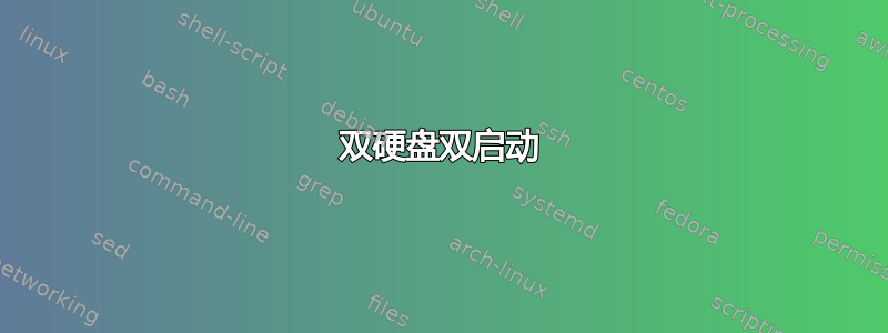 双硬盘双启动