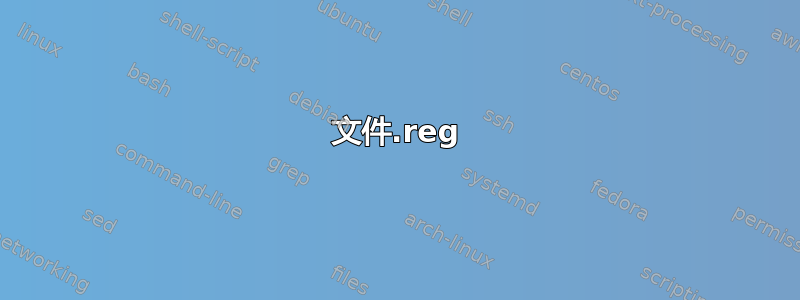 文件.reg​