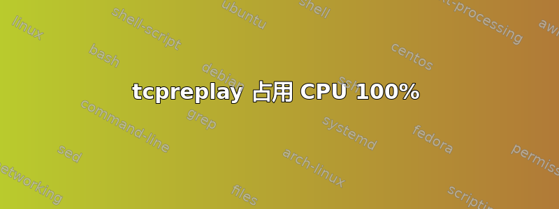 tcpreplay 占用 CPU 100%