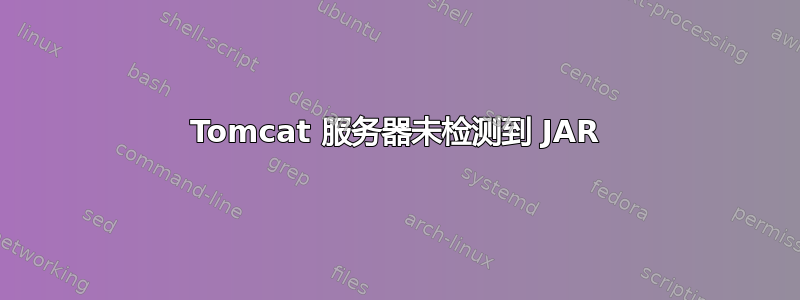 Tomcat 服务器未检测到 JAR