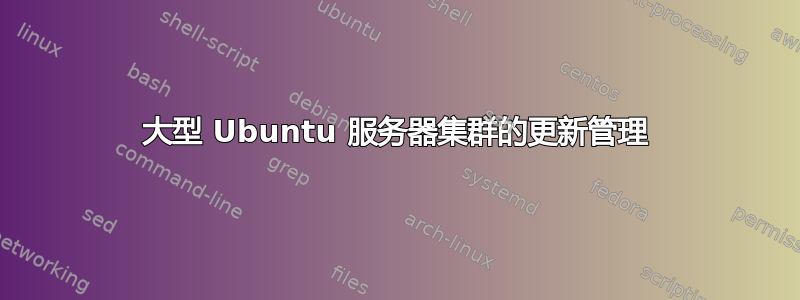 大型 Ubuntu 服务器集群的更新管理