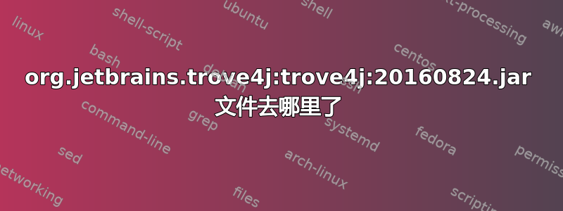 org.jetbrains.trove4j:trove4j:20160824.jar 文件去哪里了