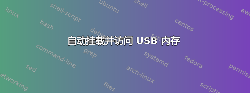 自动挂载并访问 USB 内存