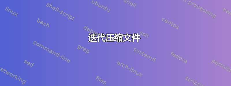 迭代压缩文件