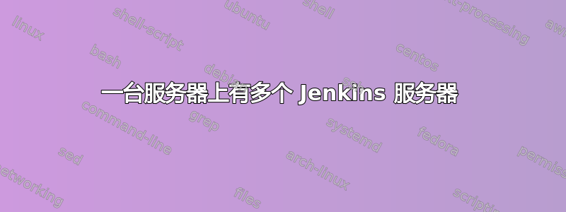 一台服务器上有多个 Jenkins 服务器