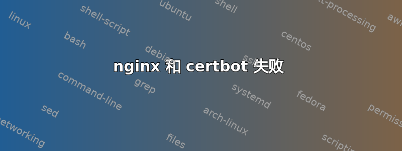 nginx 和 certbot 失败