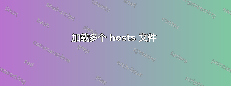 加载多个 hosts 文件