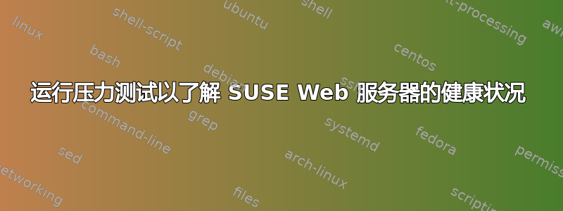 运行压力测试以了解 SUSE Web 服务器的健康状况