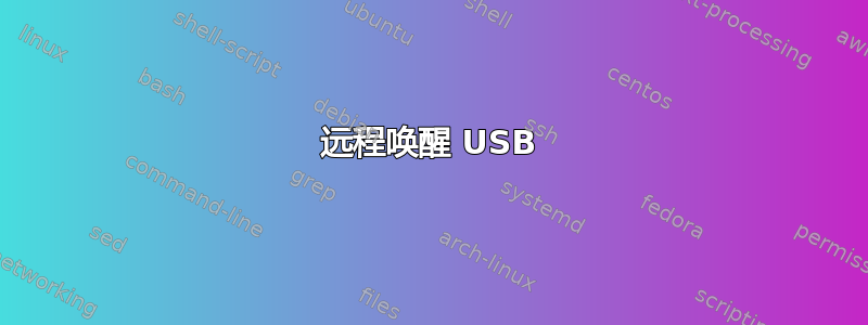 远程唤醒 USB