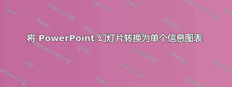 将 PowerPoint 幻灯片转换为单个信息图表