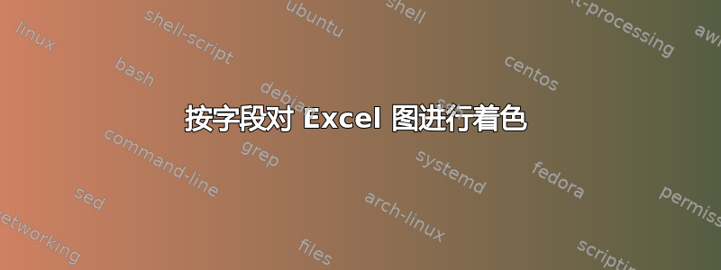 按字段对 Excel 图进行着色