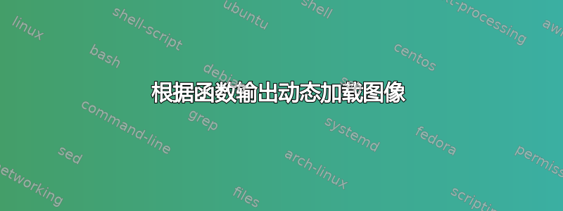 根据函数输出动态加载图像