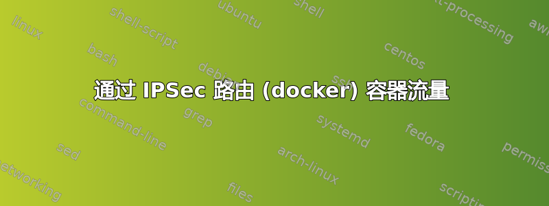 通过 IPSec 路由 (docker) 容器流量