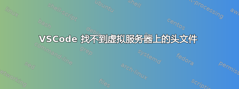 VSCode 找不到虚拟服务器上的头文件