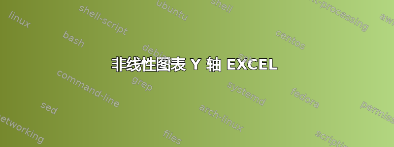 非线性图表 Y 轴 EXCEL