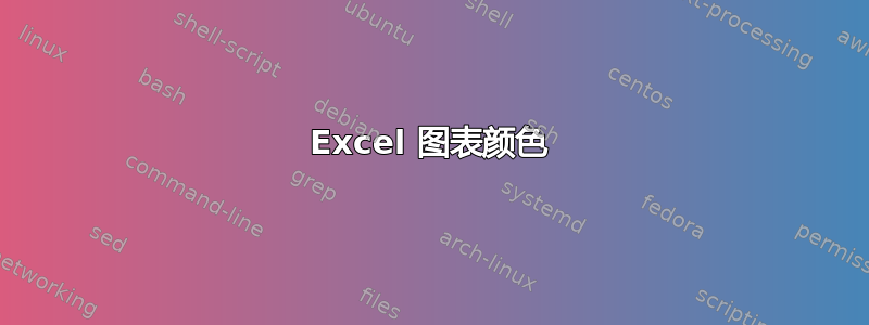 Excel 图表颜色