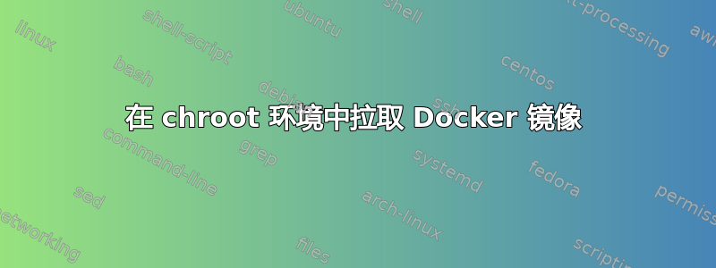 在 chroot 环境中拉取 Docker 镜像