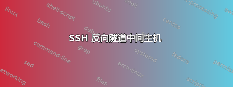 SSH 反向隧道中间主机