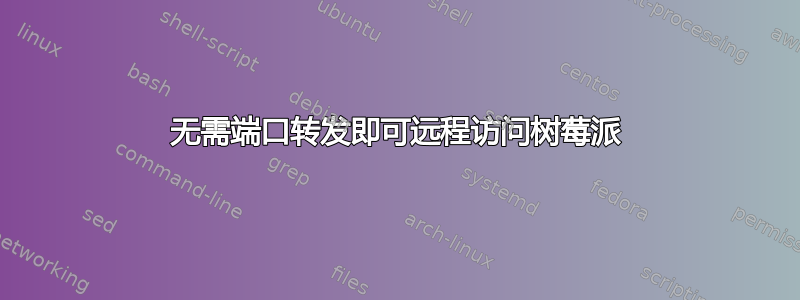 无需端口转发即可远程访问树莓派