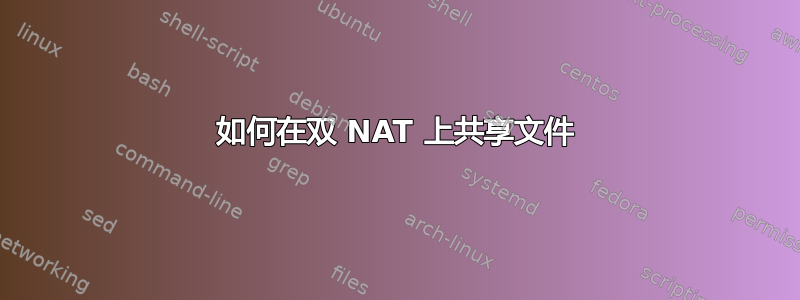 如何在双 NAT 上共享文件