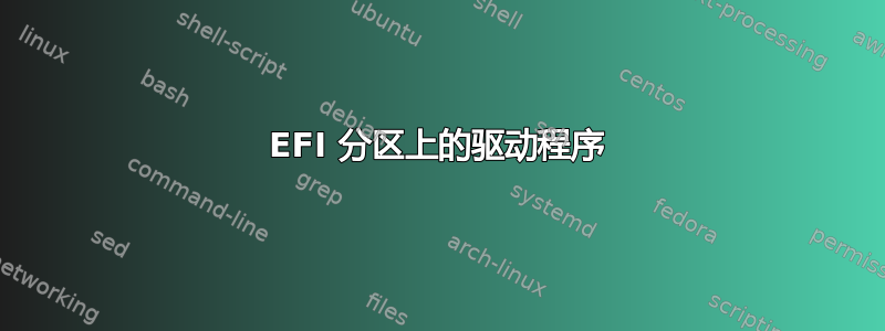 EFI 分区上的驱动程序