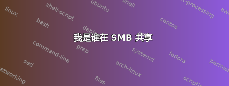 我是谁在 SMB 共享