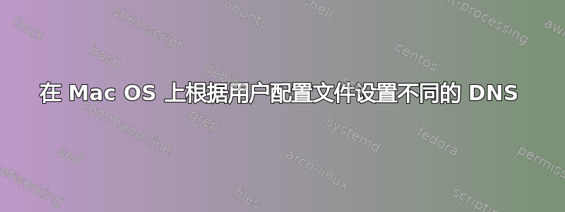 在 Mac OS 上根据用户配置文件设置不同的 DNS