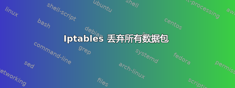 Iptables 丢弃所有数据包