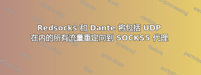 Redsocks 和 Dante 将包括 UDP 在内的所有流量重定向到 SOCKS5 代理