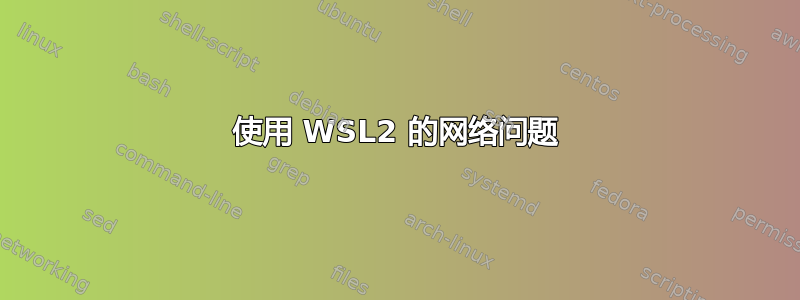 使用 WSL2 的网络问题