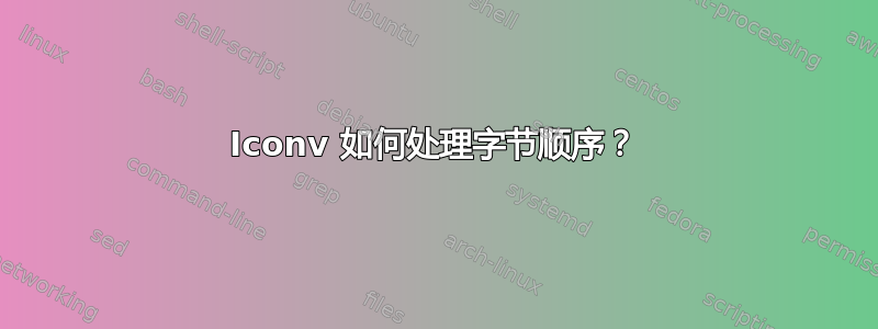 Iconv 如何处理字节顺序？